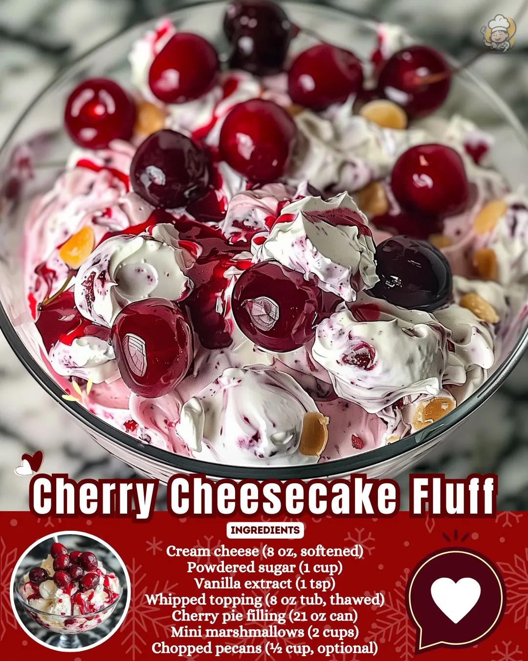 Cherry Cheesecake Fluff Recipe