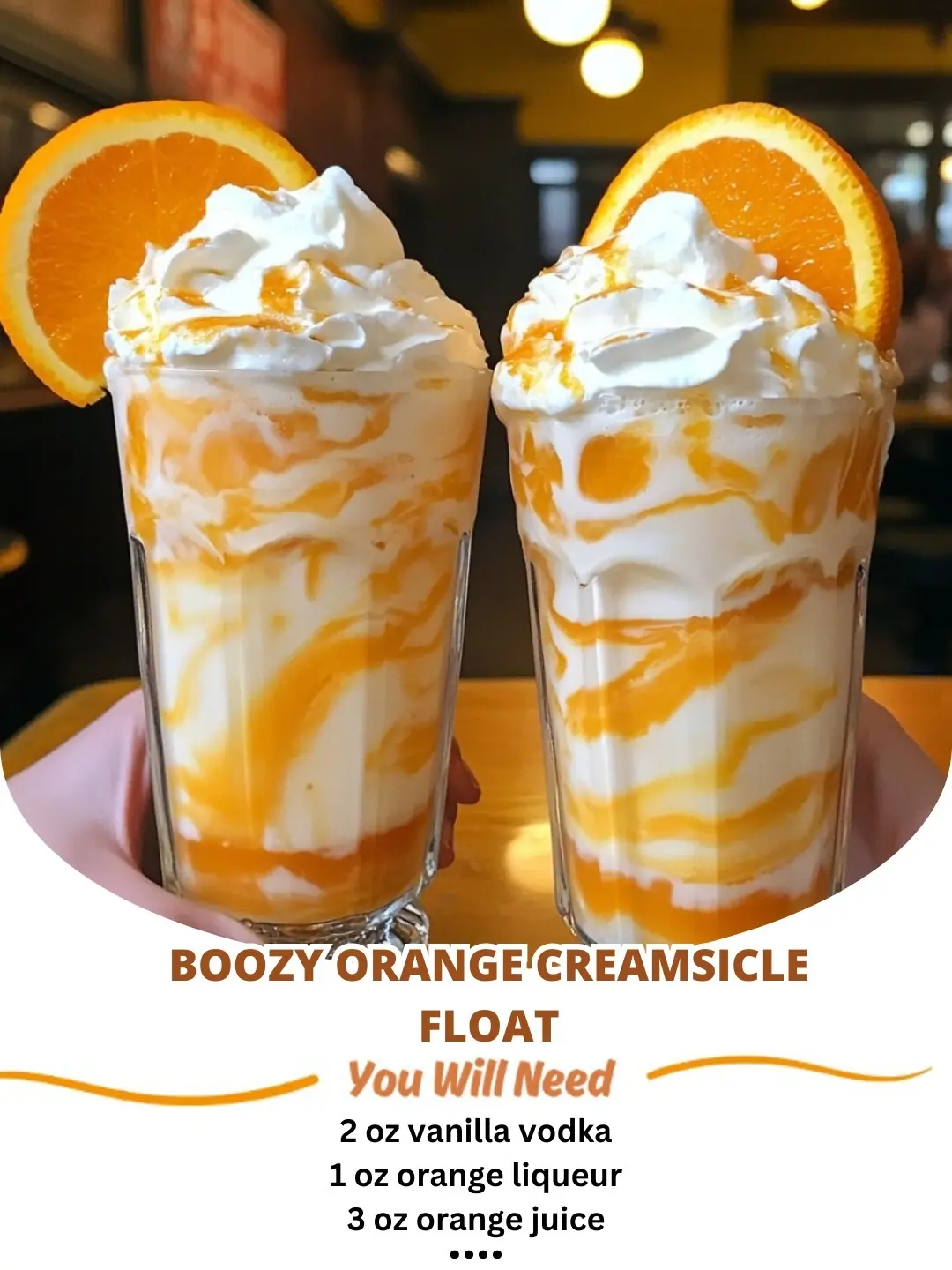 Boozy Orange Creamsicle Float ๐๐ฆ