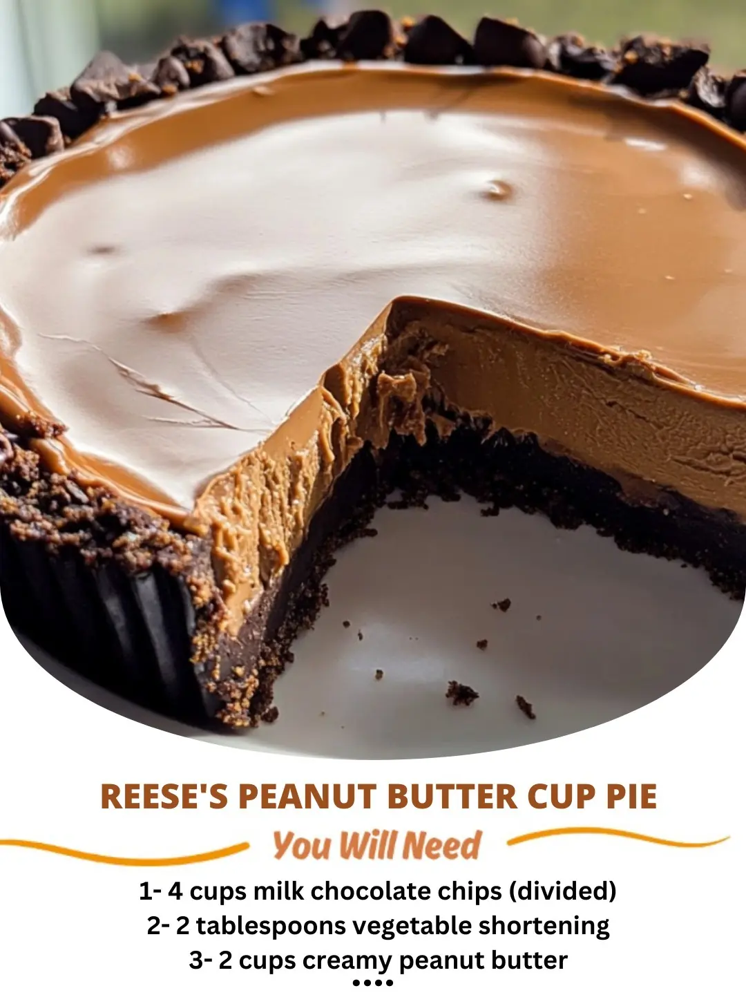 Reese's Peanut Butter Cup Pie