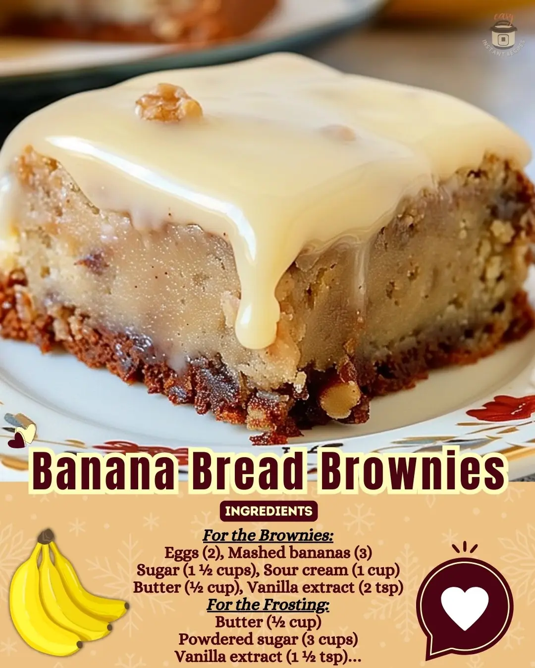 These Banana Bread Brownies are a total hit