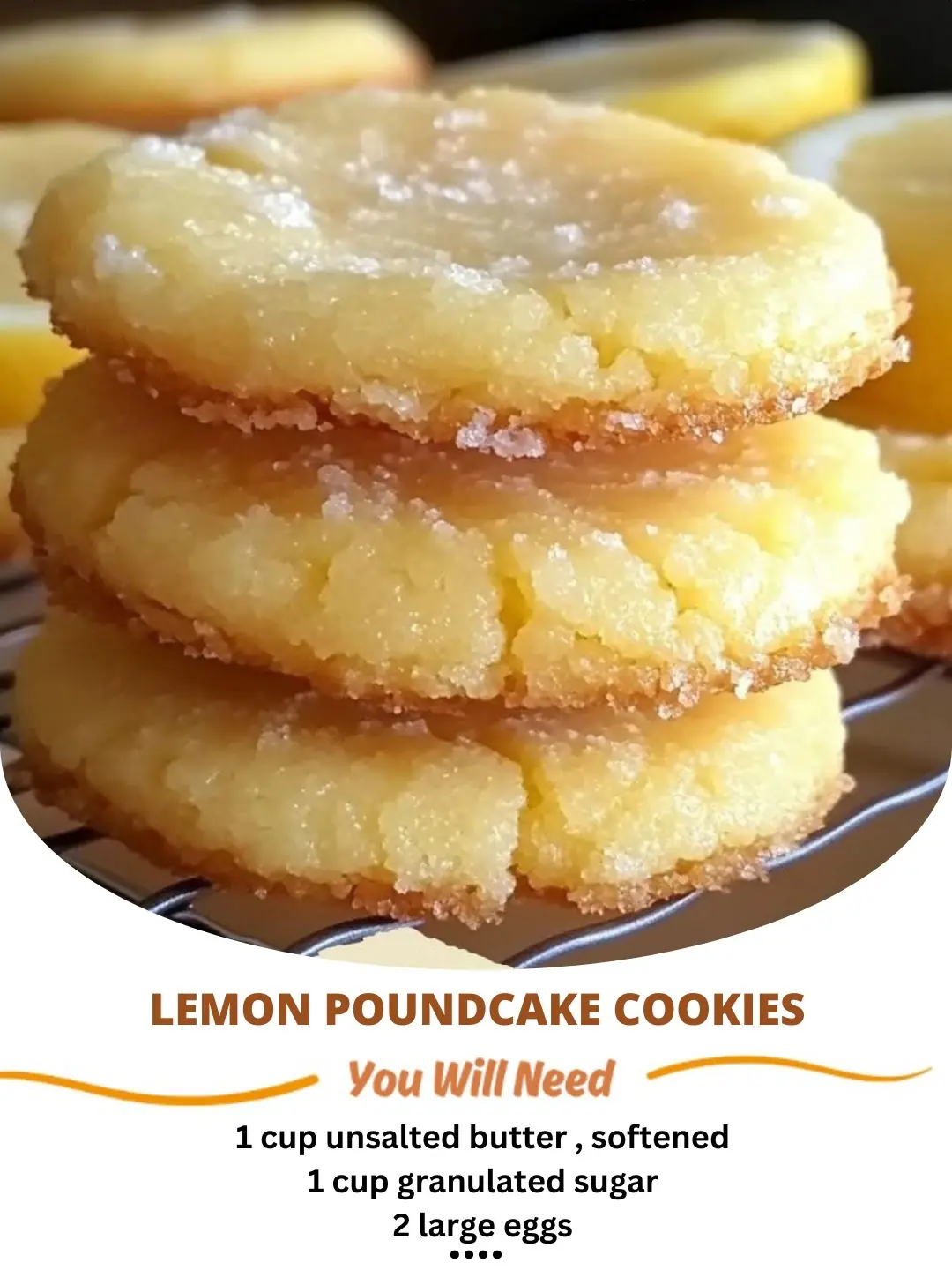 Lemon Poundcake Cookies