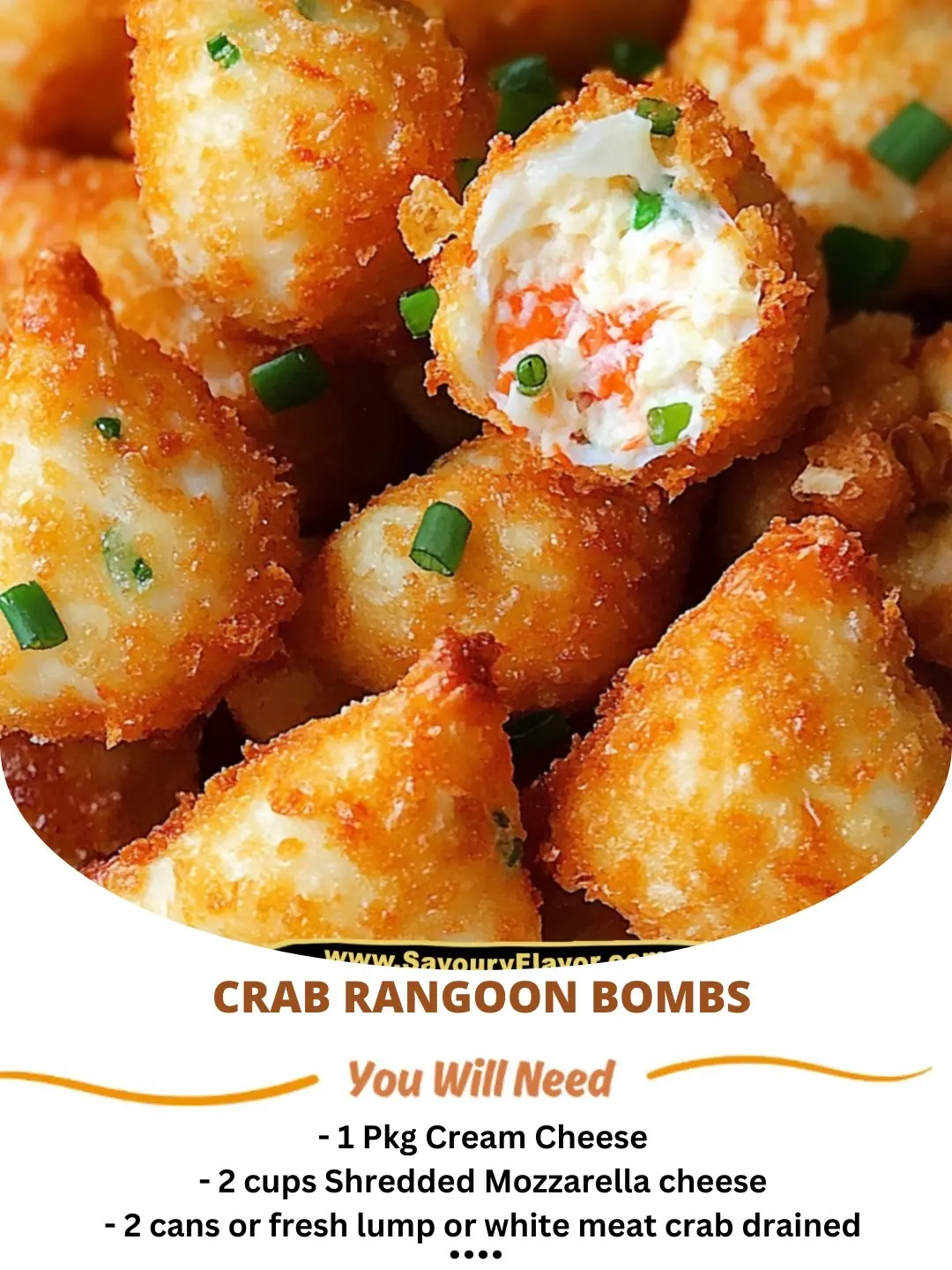 ๐ฆ Crab Rangoon Bombs