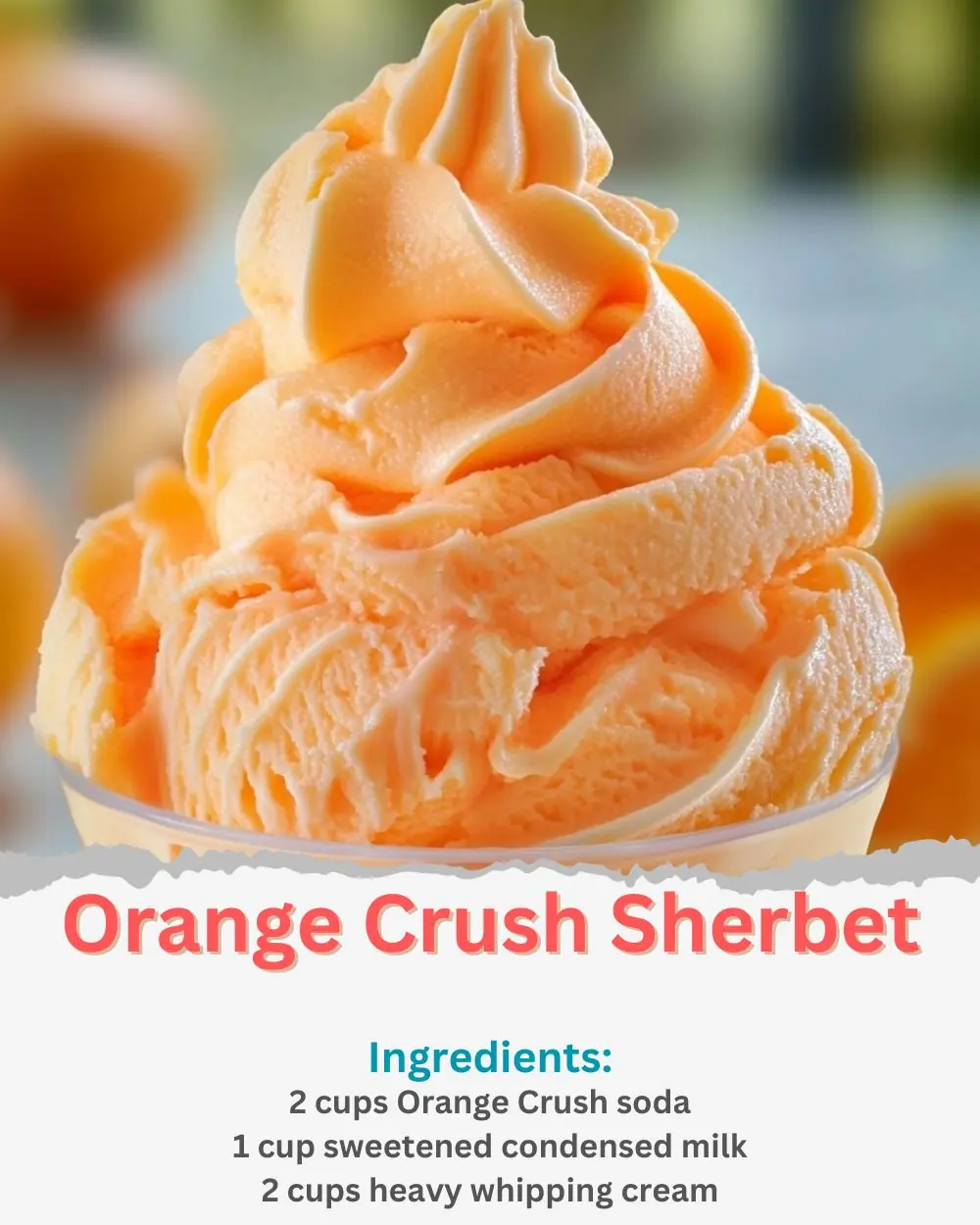 Orange Crush Sherbet Recipe