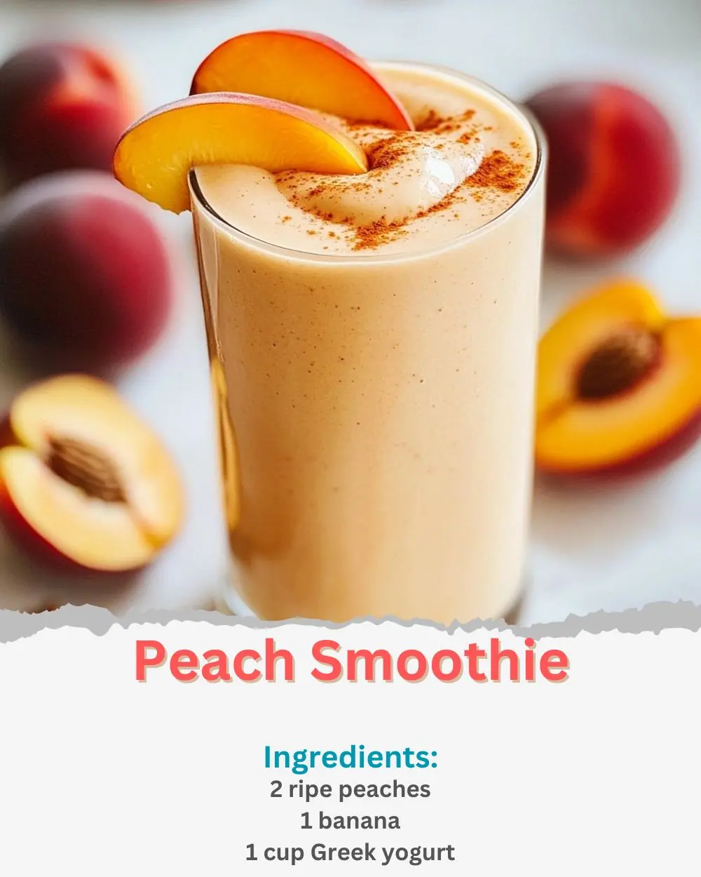 Peach Smoothie Recipe