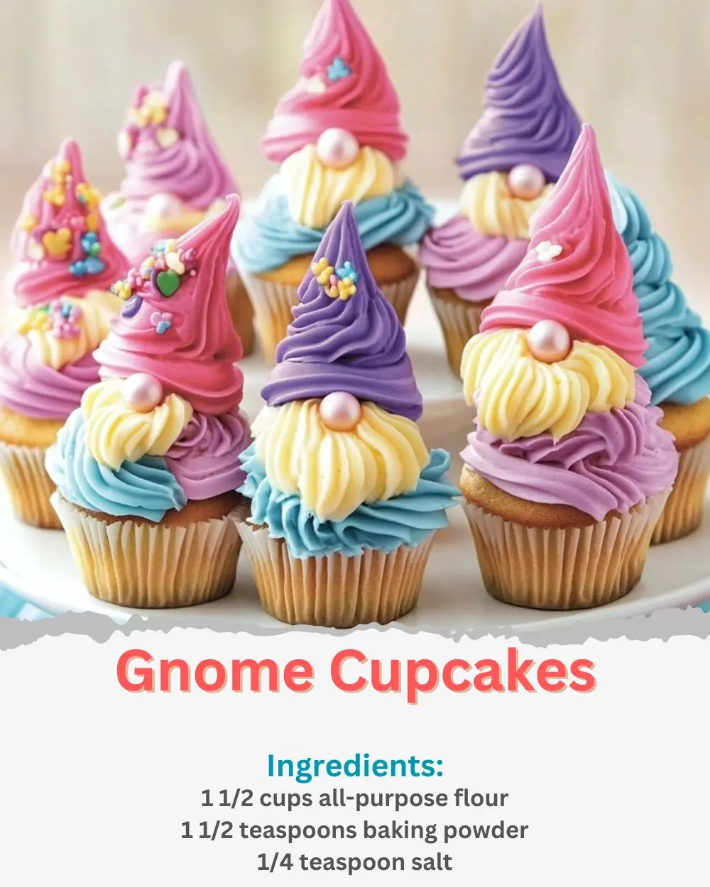 Gnome Cupcakes Recipe