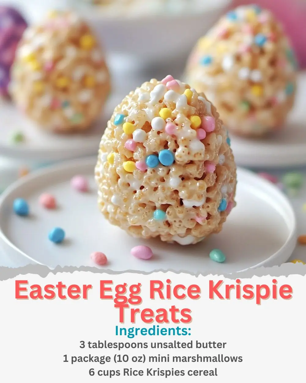 Easter Egg Rice Krispie Treats Recipe