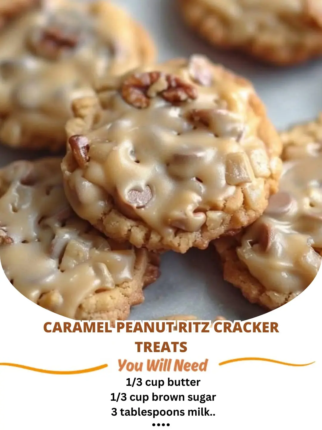 CARAMEL PEANUT RITZ CRACKER TREATS