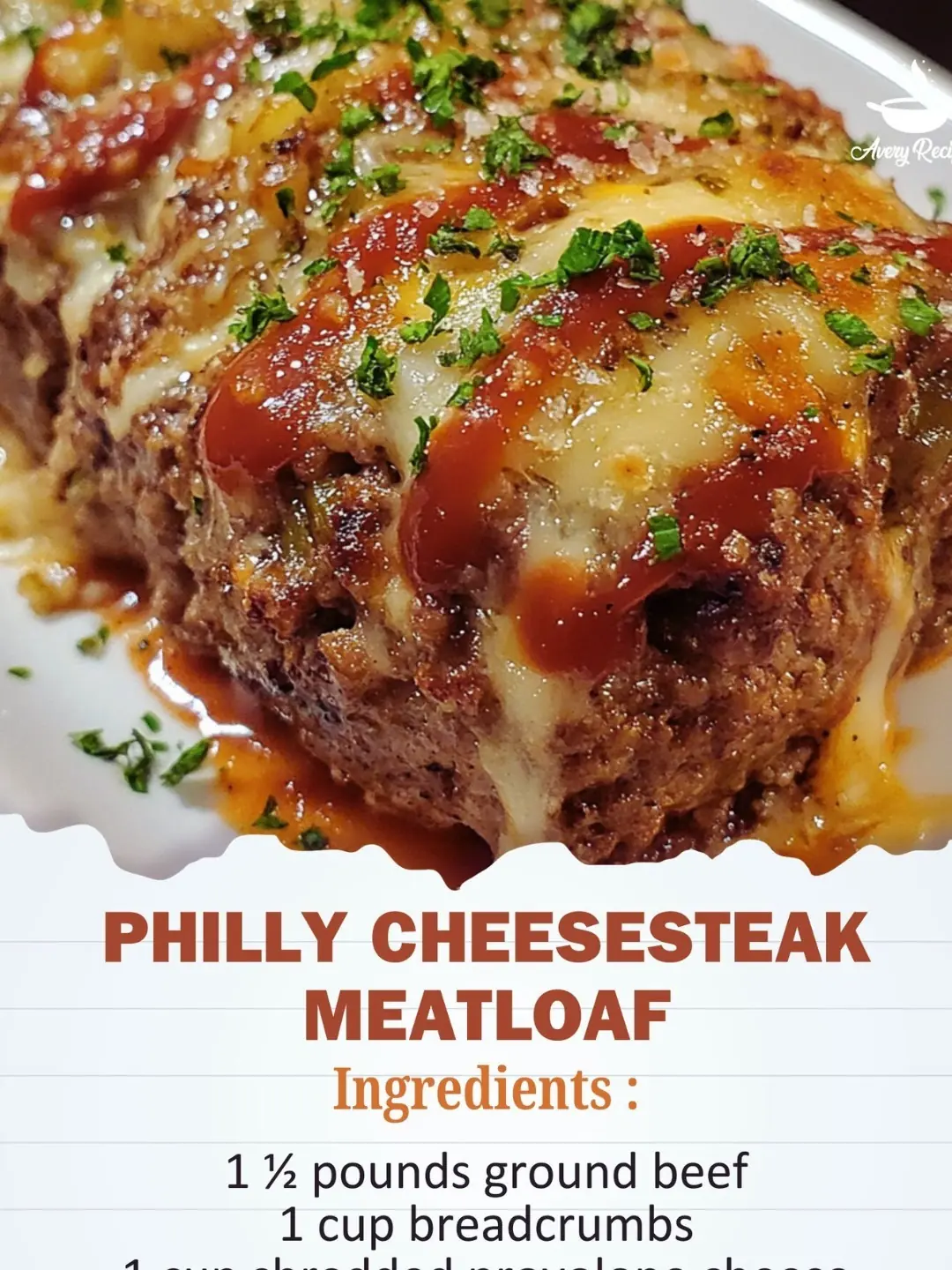 Philly Cheesesteak Meatloaf