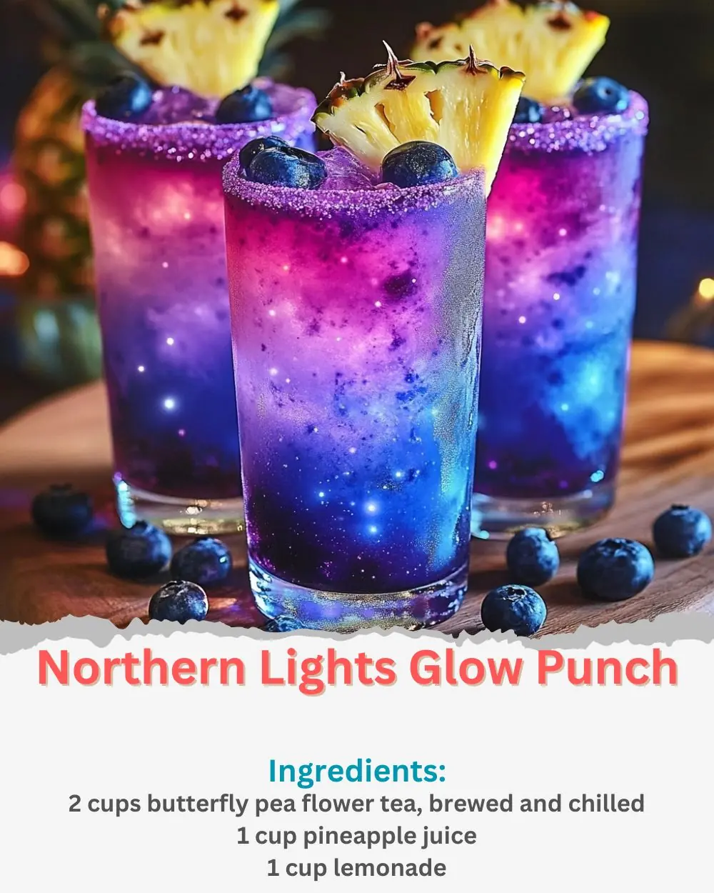 Northern Lights Glow Punch Recipe