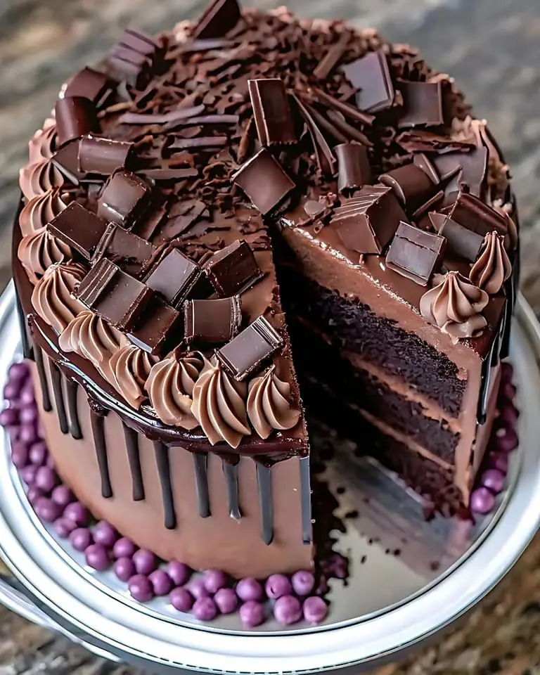 Triple Chocolate Cake ๐ซ๐