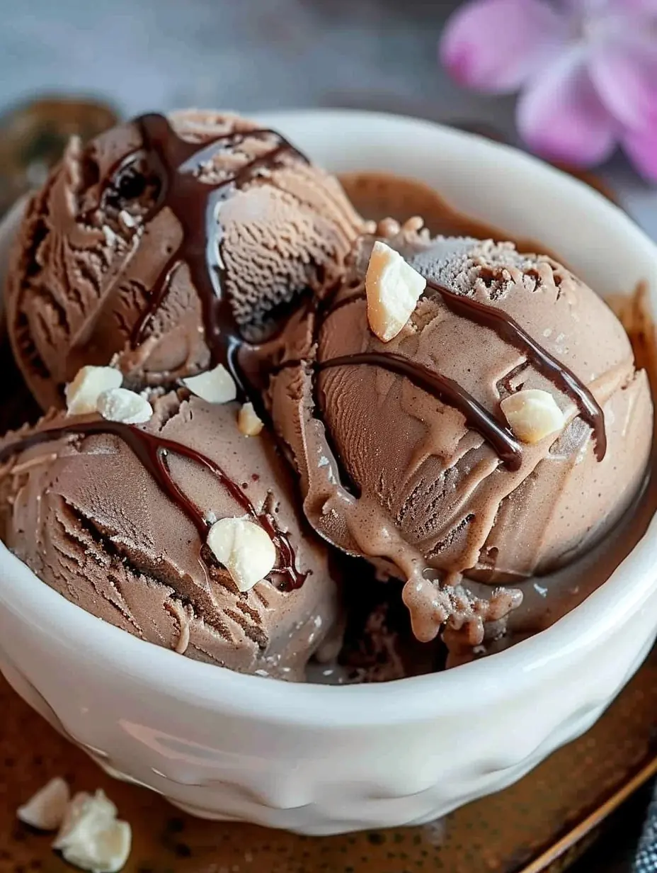 Homemade Chocolate Ice Cream