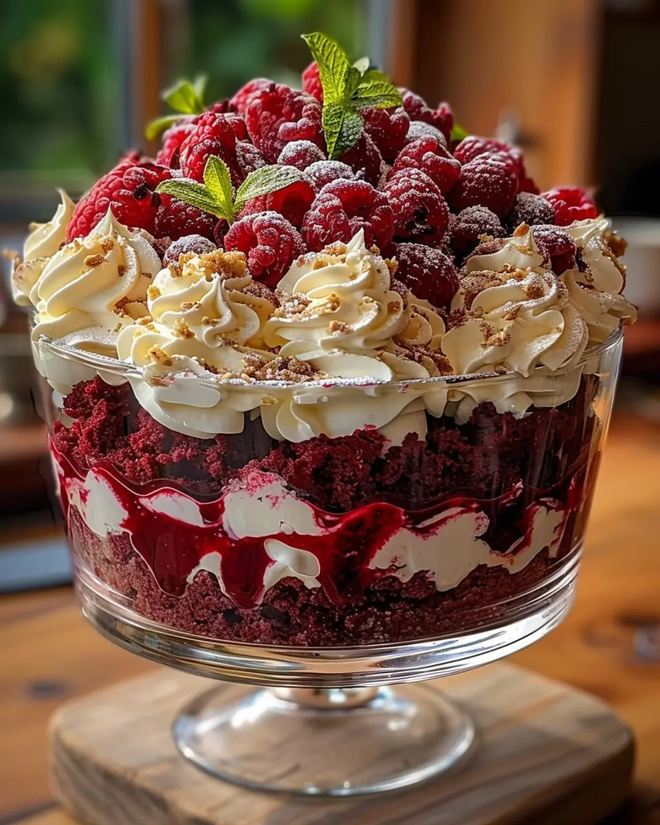 Red Velvet Cake Trifle
