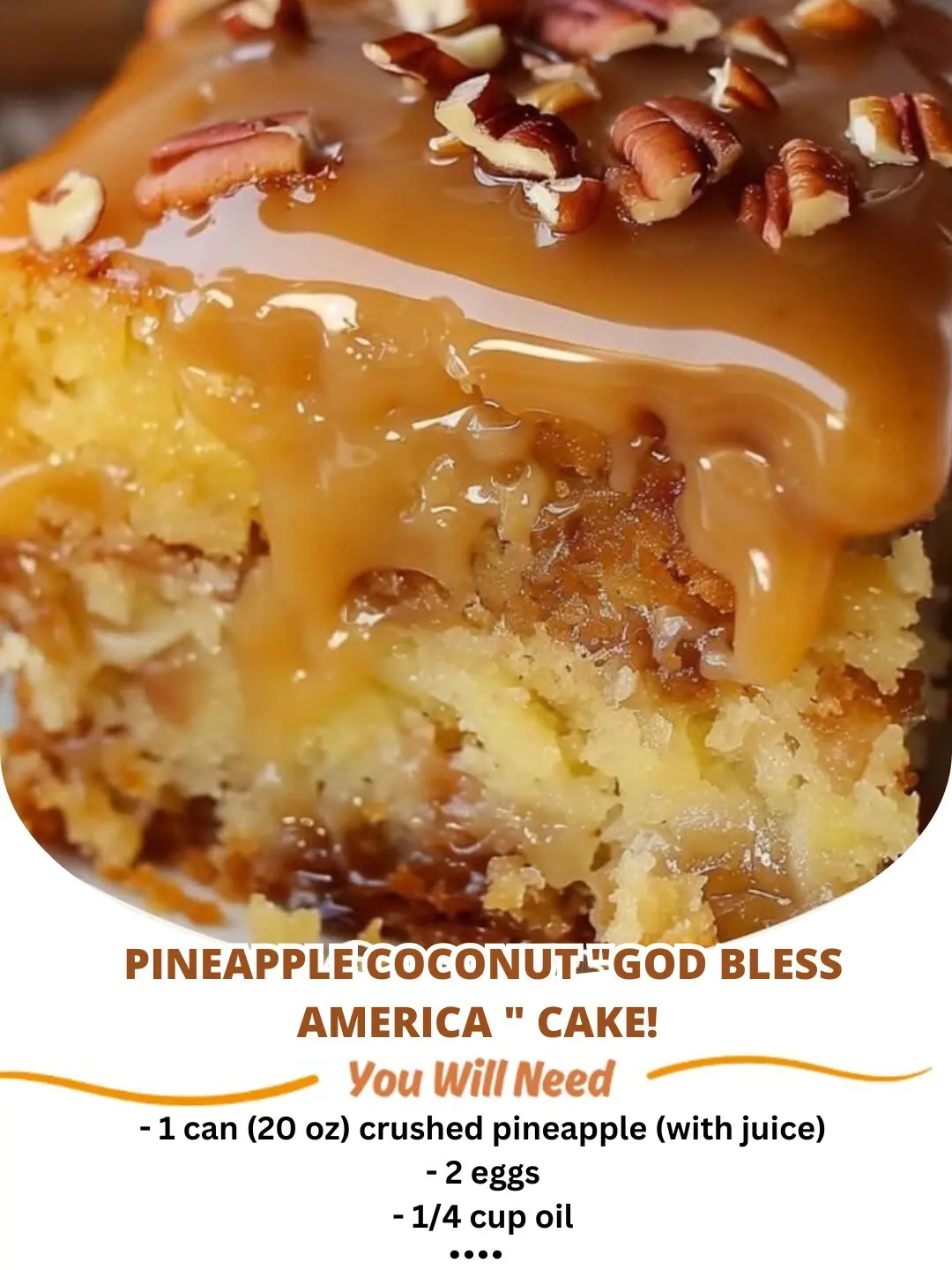 ๐๐ฅฅ Pineapple Coconut "God Bless America ๐บ๐ธ" Cake! ๐