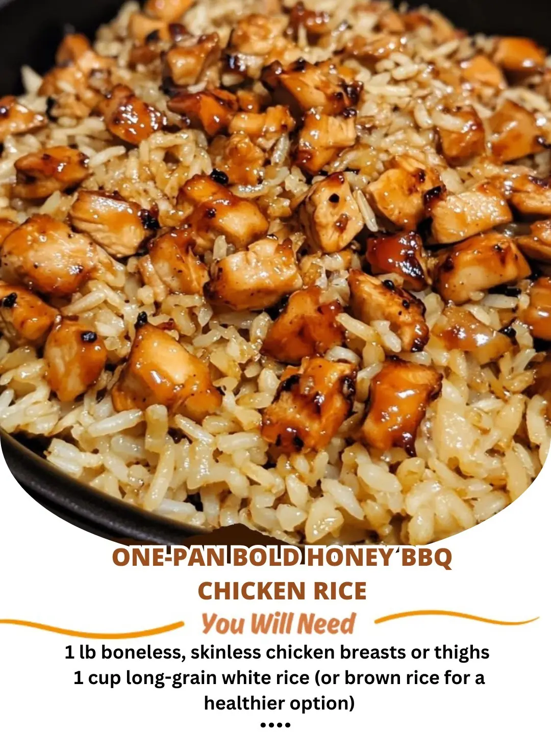 One-Pan Bold Honey BBQ Chicken Rice