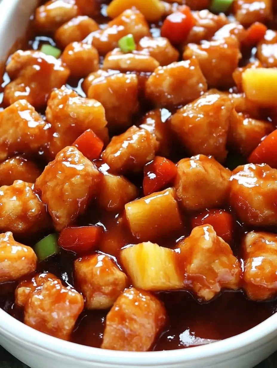 Baked Sweet and Sour Chicken
