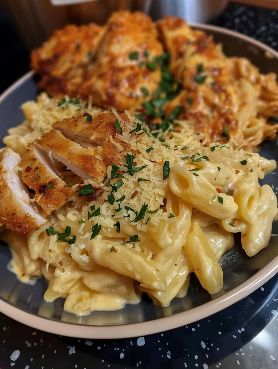 Buffalo Wild Wings Parmesan Garlic Chicken Pasta