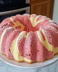 Strawberry Milkshake Pound Cake