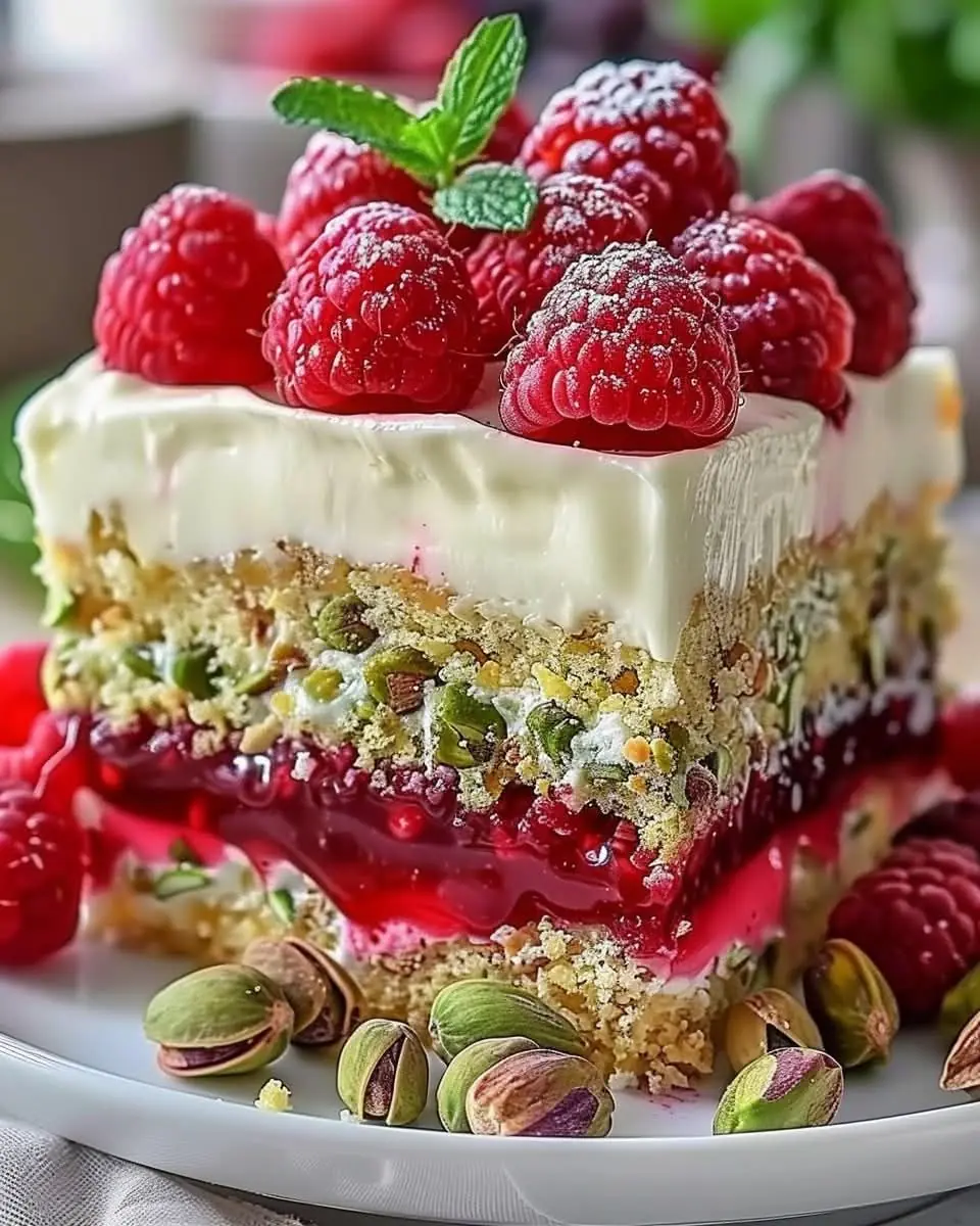 ๐ฐ Heavenly Pistachio Raspberry Dream Cake
