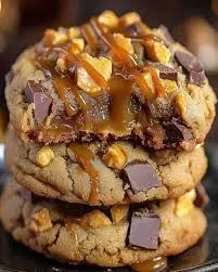 ๐ช Butterfinger Caramel Crunch Cookies Recipe