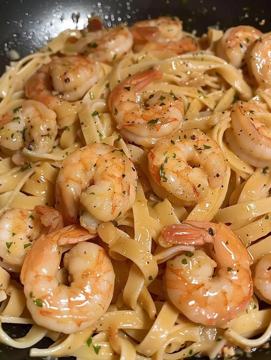 Garlic Shrimp Pasta