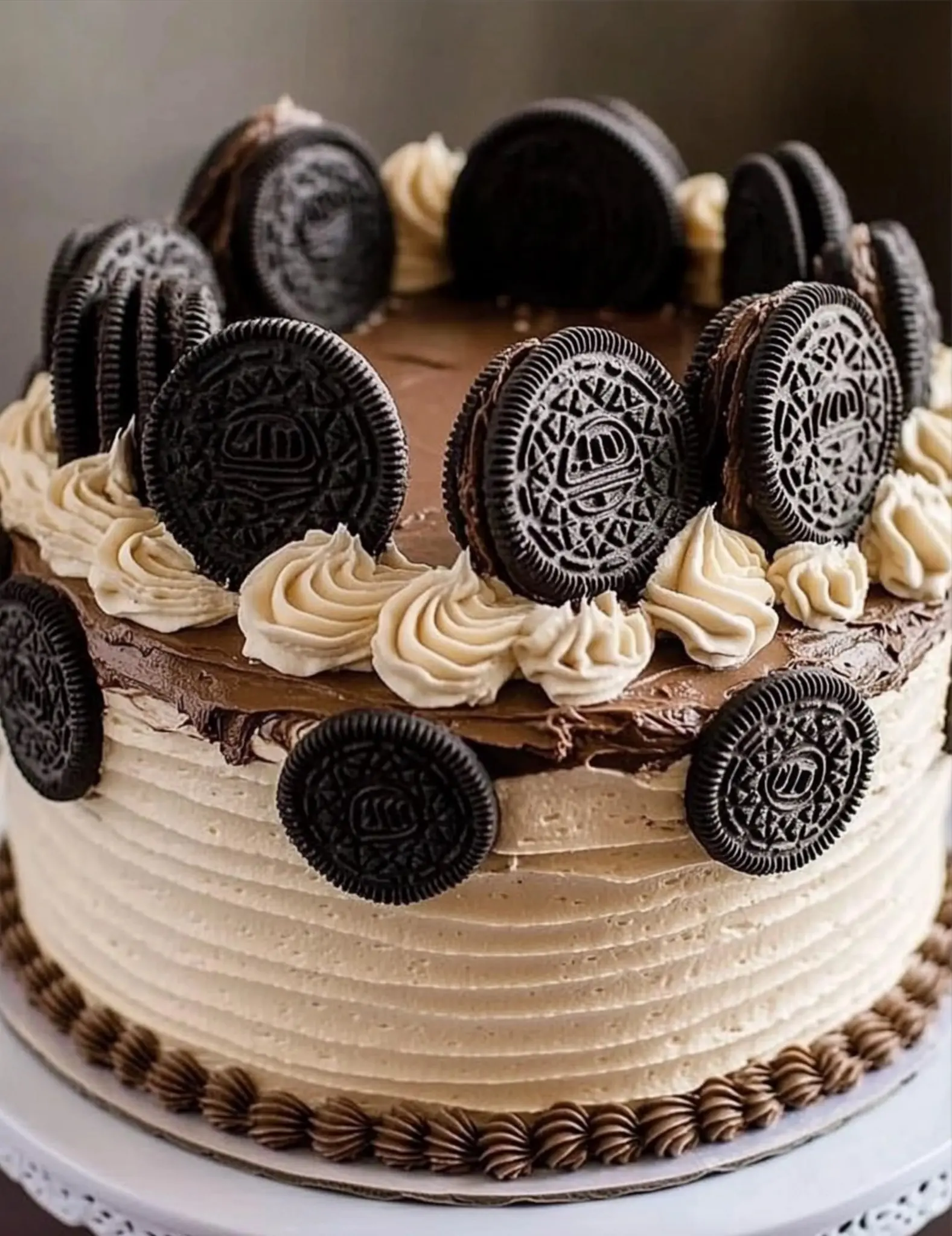 Cookies and Cream Cake โ A Cookies-Loverโs Dream in Every Creamy, Crunchy Bite! ๐๐ช๐ฐ