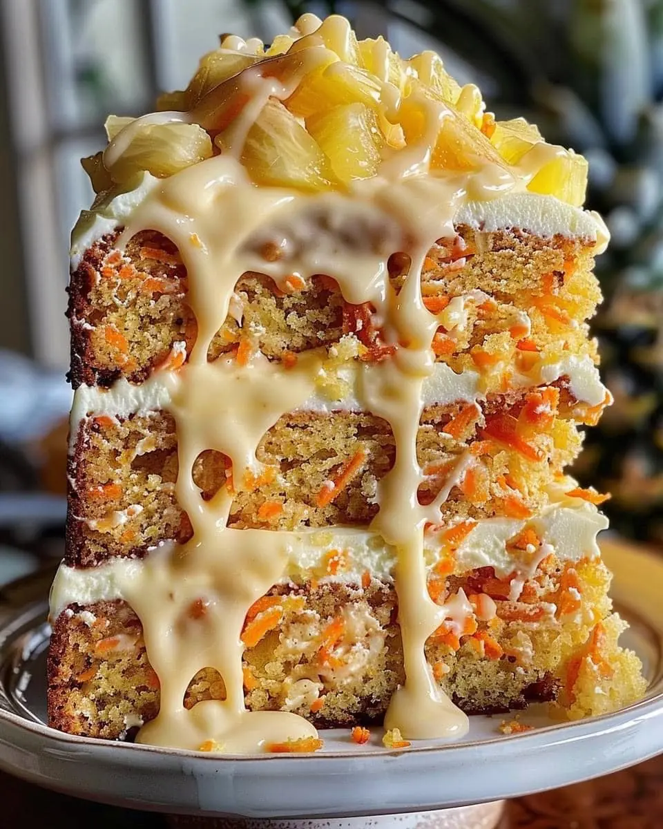 Hawaiian Carrot Pineapple Cake Recipe