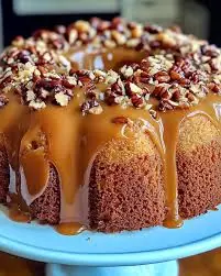 Pecan Upside Down Cake