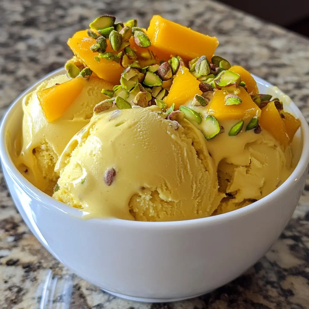 ๐ฆ Pistachio Mango Ice Cream