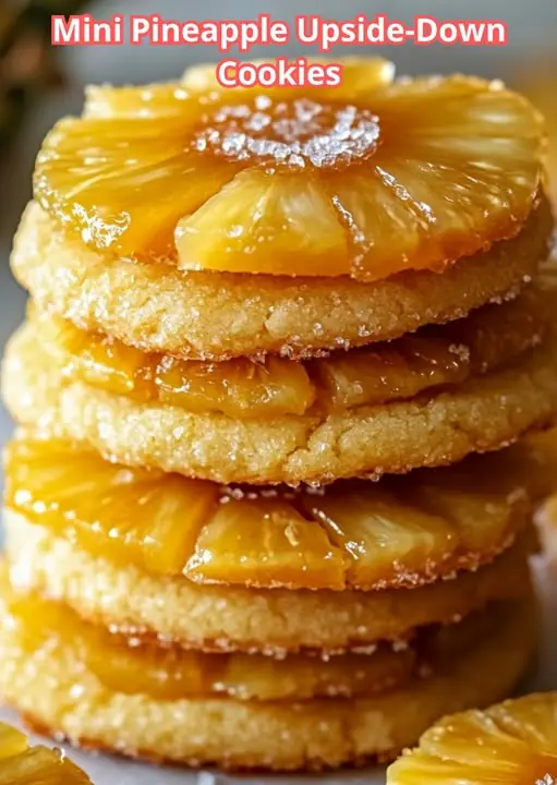 ๐ Pineapple Upside Sugar Cookies: Sweet, Tropical, and Delightfully Soft! ๐ช