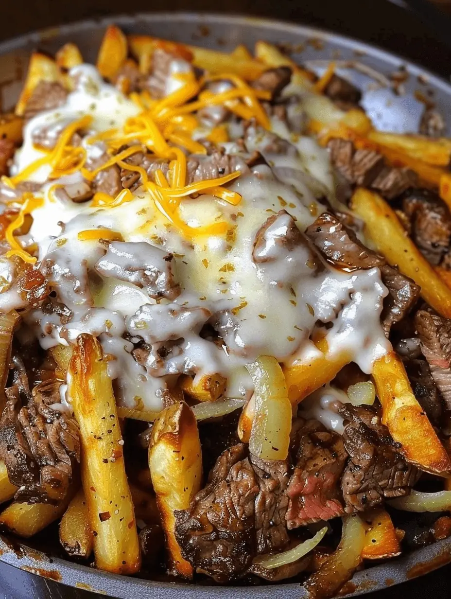 Philly Steak Cheese Fries