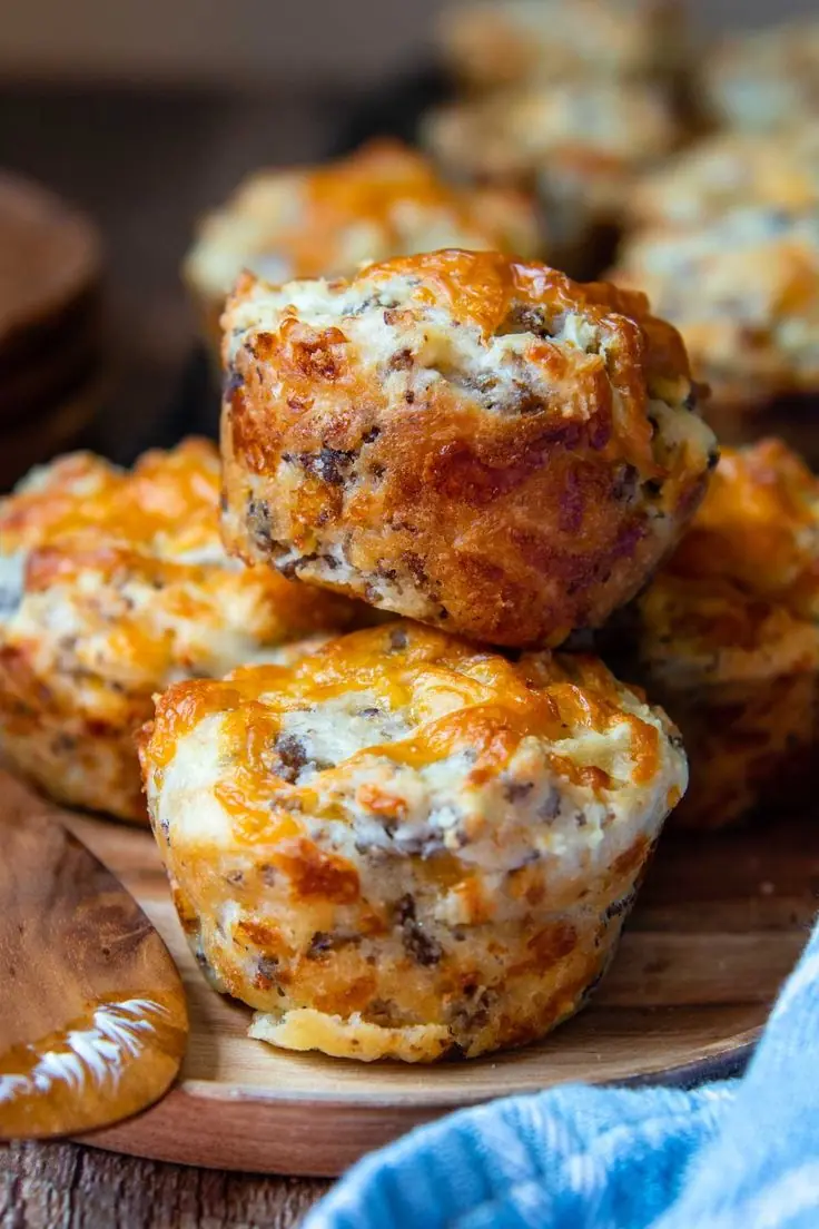 Sausage & Cheese Muffins
