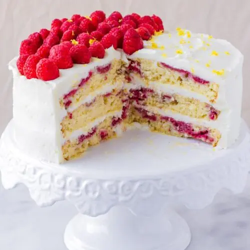 ๐ฐ Raspberry Cake with Lemon Buttercream ๐
