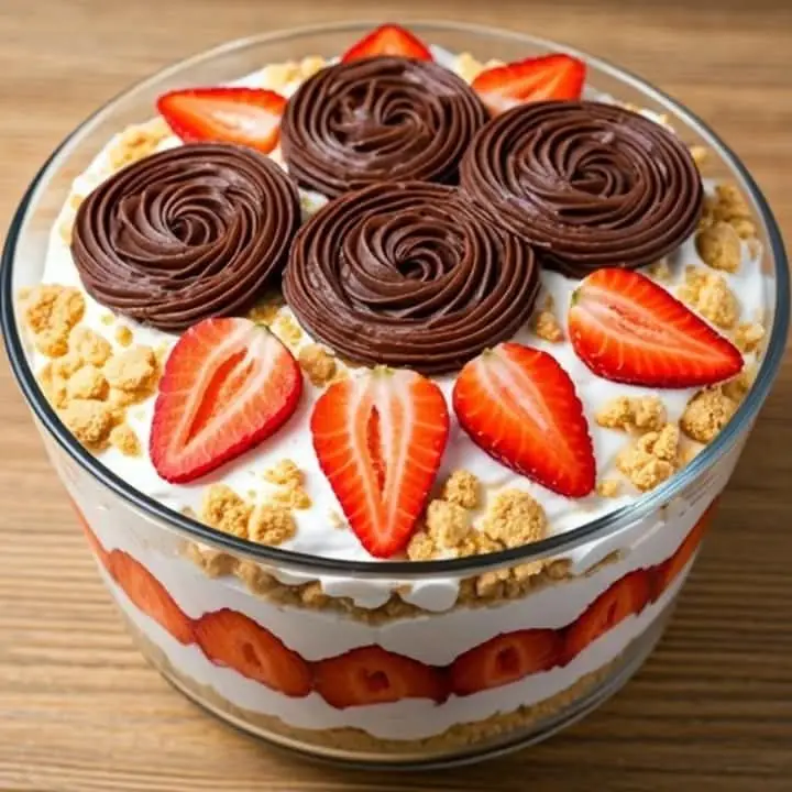 The Strawberry Dessert โ A Showstopper ๐๐ฑ