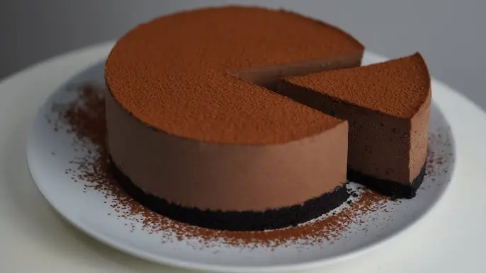 ๐ซ No-Bake Chocolate Mousse Cake ๐