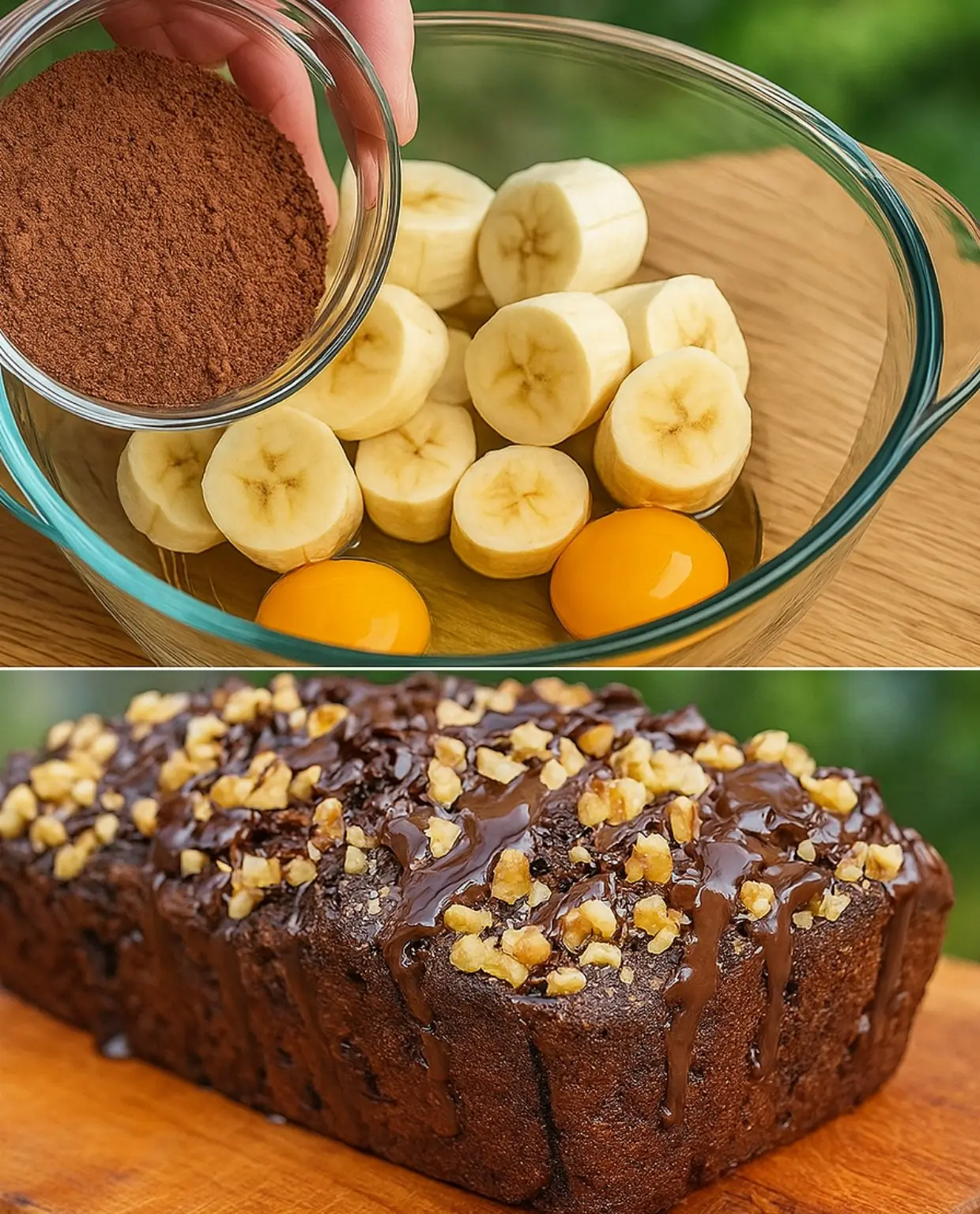 No More Sugar! Take Oatmeal, Cocoa, and Bananas and Make This Dessert! ๐๐ซ