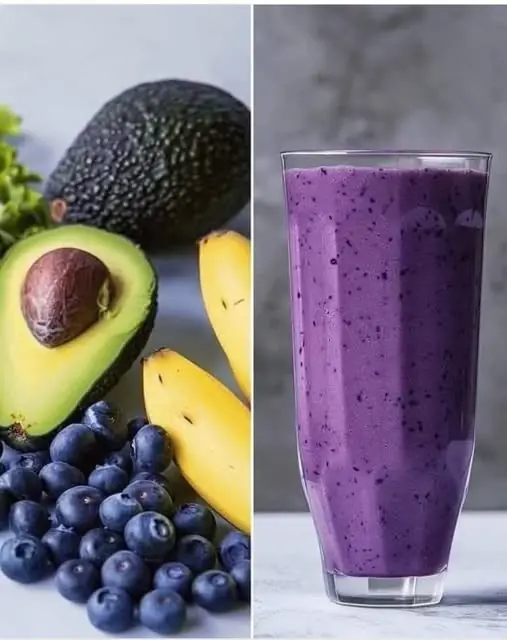 Avocado Blueberry Smoothie