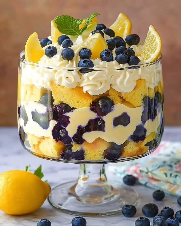 ๐ Lemon Blueberry Bliss Trifle
