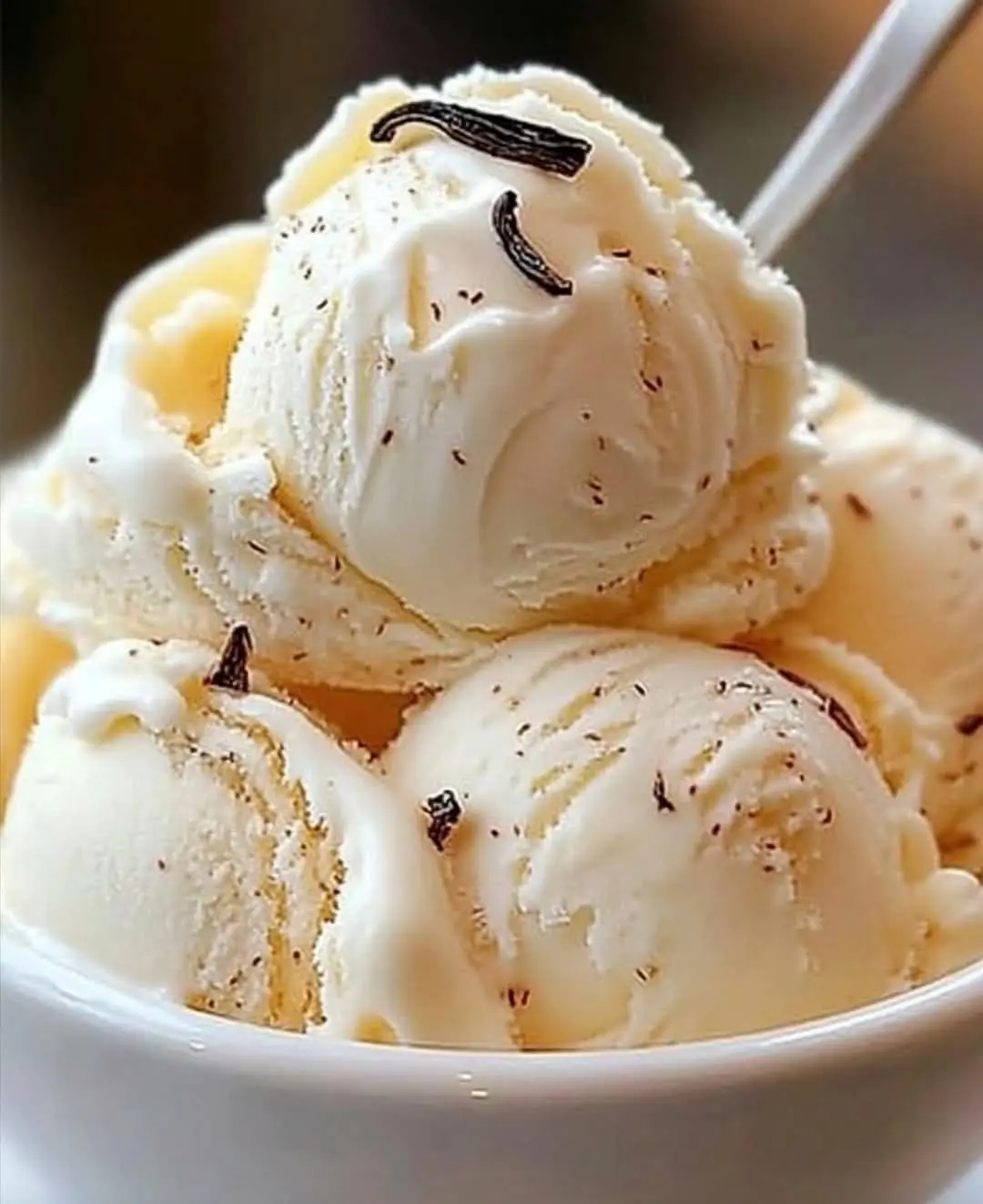 The Creamiest Homemade Vanilla Ice Cream