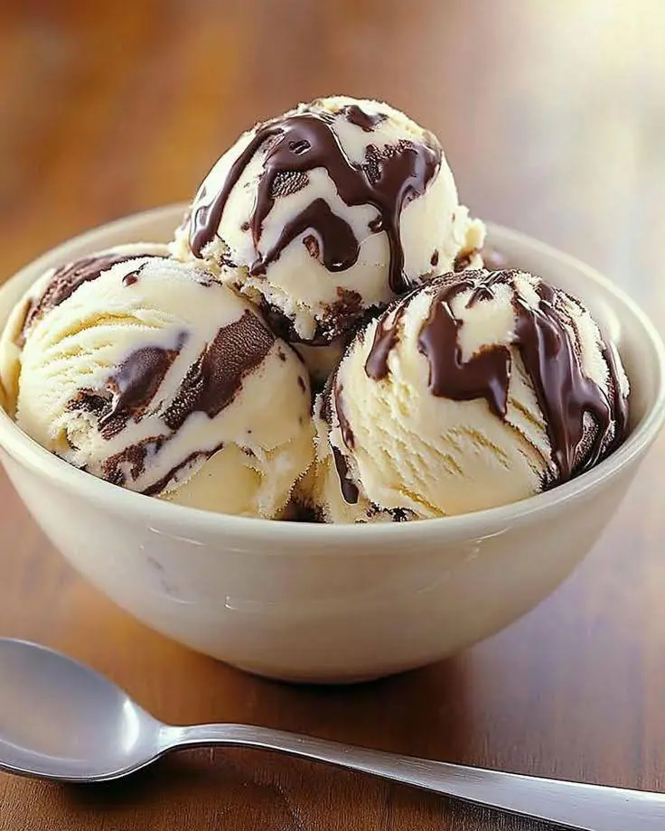 Homemade Moose Tracks Ice Cream